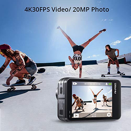 AKASO Brave 7 LE, cámara deportiva WiFi 4K 20MP