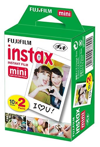 Fujifilm Instax Mini Brillo - Pack de 40 Películas Fotográficas Instantáneas (40 hojas), Color Blanco - Fotoviaje