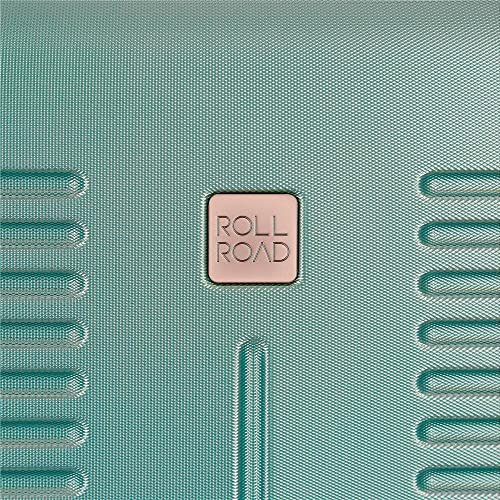 ROLL ROAD India, ABS-Kosmetikkoffer, Unisex, türkis, 29x21x15 cm